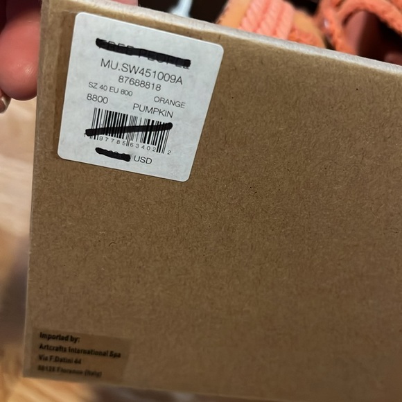 MOU Fruit Punch Slide Sandals Size 40 EU or 9.5 US NIB - Picture 10 of 14